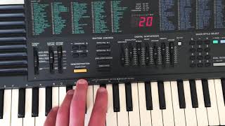 Video thumbnail for Yamaha PSS-380 FM digital synth Reverb.com sale by StudioSoba