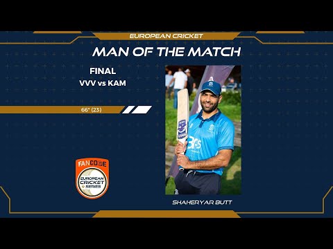 Sixty six off twenty three balls Shaheryar Butt seals FanCode ECS Netherlands Capelle Final