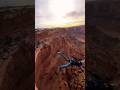Giant canyon rope swing in Moab, Ut