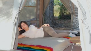 My first Inflatable tent | Easiest tent to setup | Oliezi AirTent Lite 60