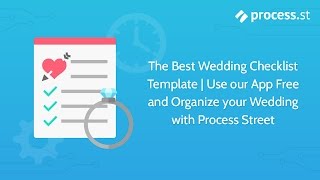 The Best Wedding Checklist Template | Use our App Free and Organize your Wedding with Process Street