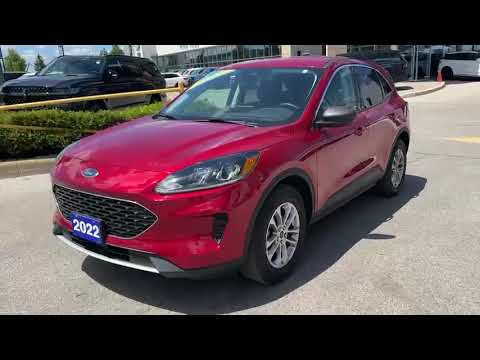 2022 Ford Escape SE AWD in Red for sale at Pine Tree Ford in Woodbridge, ON