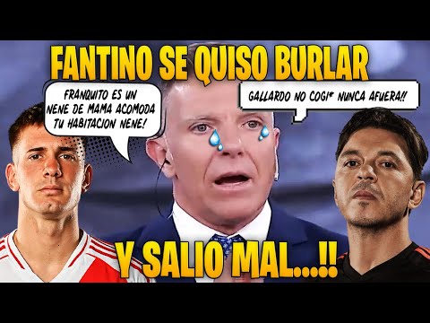 🔥💣FANTINO se quiso BURLAR… y RIVER lo dejó en ridículo 😅✅😱💥