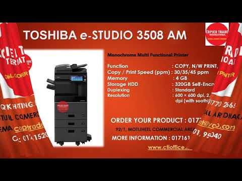 CTi GROUP TOSHIBA e STUDIO 3508 A MULTI-FUNCTION Machine