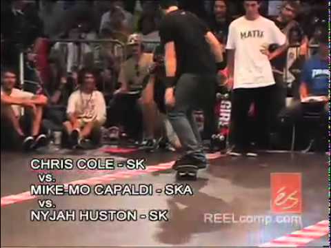 ES Game of Skate-C. Cole vs. Nyjah Huston vs.Mike-Mo Capaldi