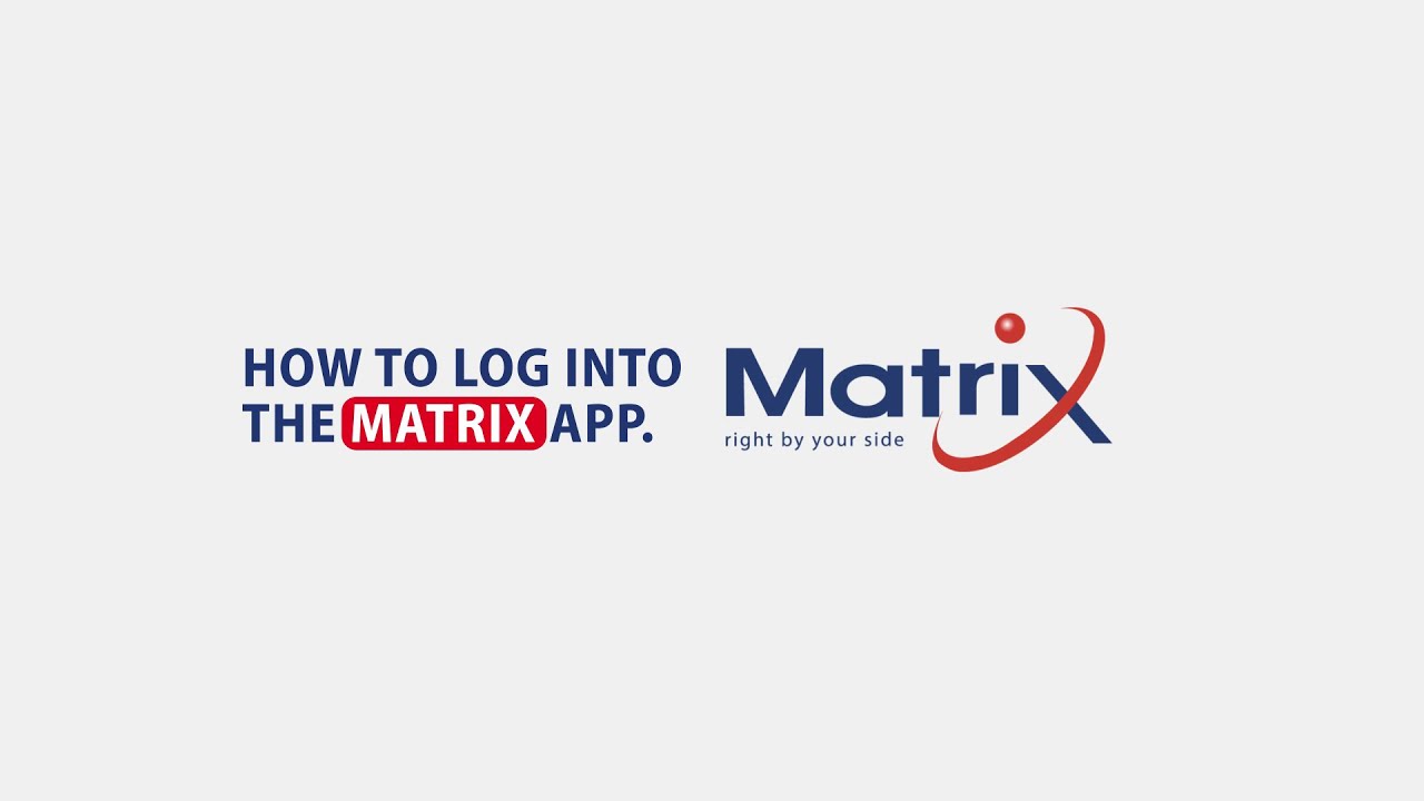 Matrix App Tutorial - How to log into the Matrix app