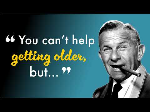 GEORGE BURNS Wittiest Quotes: Timeless Humor from a Comedy Icon | Part 1