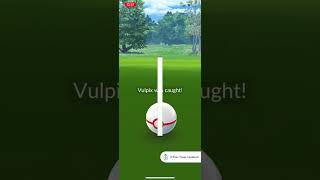 Glitched shadow vulpix encounter #pokemongo #pokemon