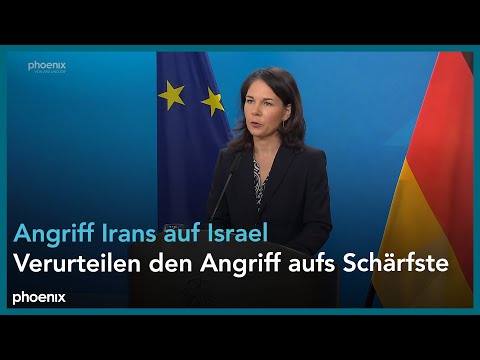 Statement von Außenministerin Annalena Baerbock zum Angriff des Irans auf Israel | 14.04.24