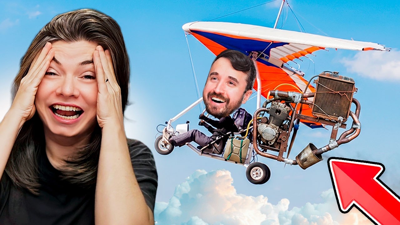 ELE FEZ UM AVIÃO DE VERDADE NO QUINTAL DE CASA!