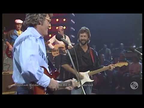 Rare Unseen Carl Perkins Footage (1985) | Johnny Cash, Eric Clapton, Roy Orbison, Jerry Lee Lewis