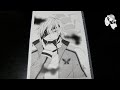 Tokyo Ghoul. Kaneki. Speed Drawing. Токийский Гуль ...