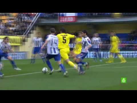 1ª Div. 09/10 - 24ª Jornada - Villarreal CF vs RC Deportivo de La Coruña (1-0)