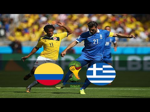 Colombia vs Greece 2014 FIFA World Cup Brazil Match 5