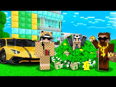 AİLECEK MİLYONER OLDUK 🤑 - Minecraft