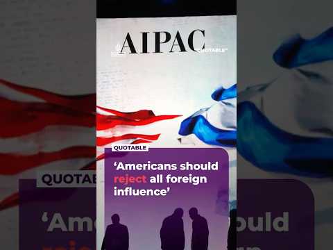 ‘Americans should reject all foreign influence’