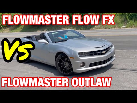 Chevy Camaro SS 6.2L V8: FLOWMASTER OUTLAW Vs FLOWMASTER FLOW FX!