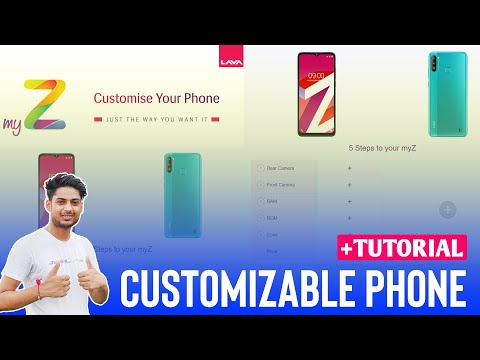 Build Your Own Customize Smartphone - Lava MyZ