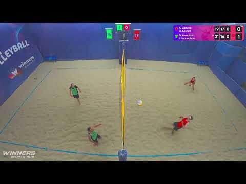 17:30 A. Zabuha / O. Klishch - D. Korobkov / I. Laponohov 13.12.2022 | Winners Beach Volleyball