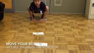 Gross motor syllables