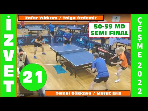 ÇEŞME 2022 | TEMEL GÖKKAYA & MURAT ERİŞ - ZAFER YILDIRIM & TOLGA ÖZDEMİR | 50-59 MD | SEMI FINAL