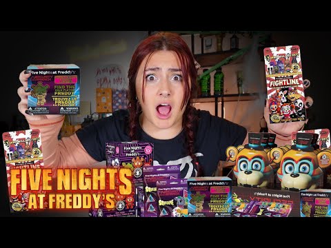 Unboxing 100 *MYSTERY* Five Nights At Freddys toys 🐻 👻 *RARE FIND*