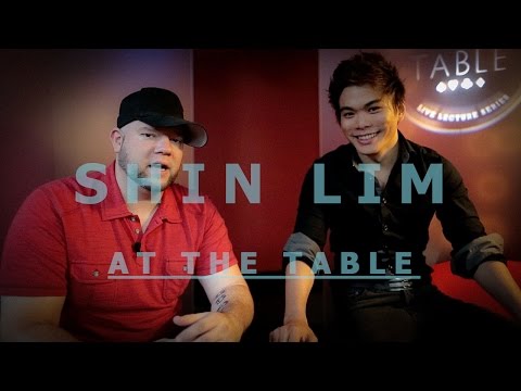 At the Table Live Lecture Shin Lim