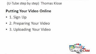 How to upload video to the internet
