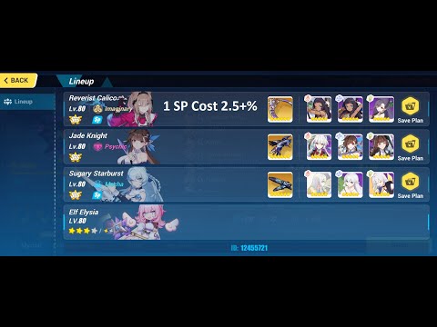 [HI3 SEA] EX Abyss Nirvana Hellmaru Ice Buff 495D 807+ Pts [9S RC, JK, Kira] *QTE Ult Kira OFF