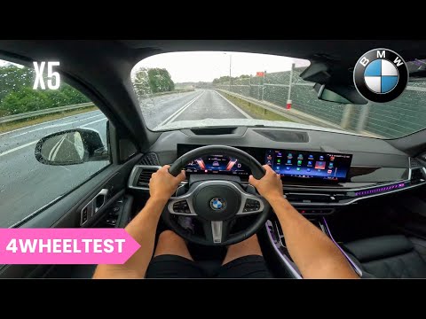 New BMW X5 2024 [3.0 298HP 219 kW] POV TEST DRIVE BY 4WHEELTEST