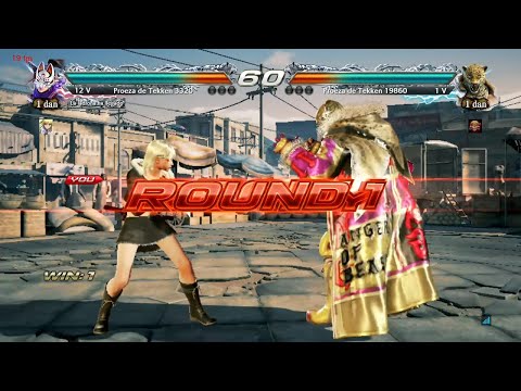 _L3 556_3 D Kunimitsu ( Uchiha x24 ) vs King (JG) - Tekken 7  PC sin Grafica