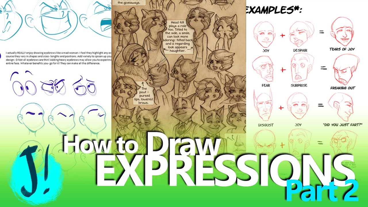 TOP 3 TUTORIALS FOR DRAWING EXPRESSIONS