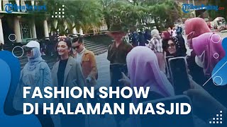 Viral Gelaran Fashion Show di Halaman Masjid Agung Ciamis, Ini Penjelasan Pihak Penanggung Jawab