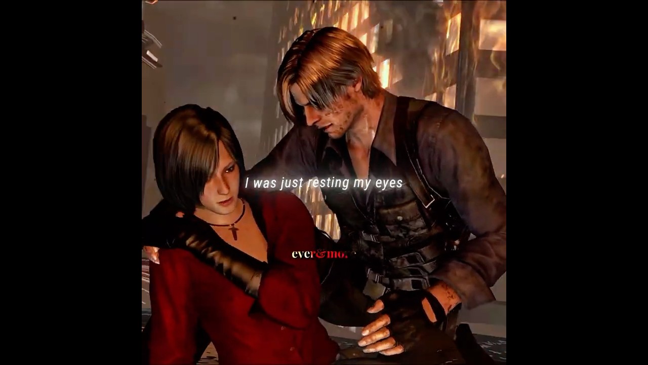 The parallel😩 #residentevilrequiem #residentevil9 #leonskennedy #graceashcroft #adawong