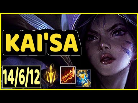 KAI'SA VS XAYAH - 14/6/12 KDA ADC GAMEPLAY CHALLENGER I
