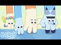 Den Fräcka Räven Lurar Storasyster Blå Bergen Bluey Officiella Svenska Kanalen