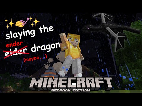 【Minecraft (Bedrock)】 ☝️🤓 erm acktually baku its called the ender dragon not the elder dragon