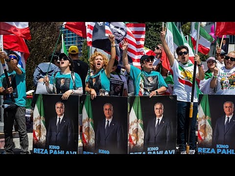 Video Thumbnail: Iranians protest outside World Cup stadium ahead of Iran match