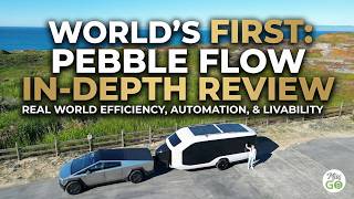 World's First Pebble Flow Review (Electric Travel Trailer Camping Experience)