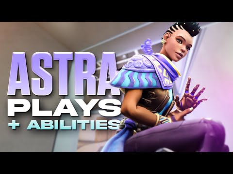 NEW AGENT ASTRA OUTPLAYS! - 'Astra' Abilities Guide & Gameplay - VALORANT