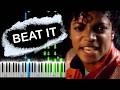 Michael Jackson Beat It Piano Tutorial