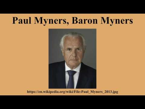 Paul Myners, Baron Myners