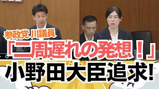 【小野田大臣に喝！】参政党・川さん大活躍〜！政府が進めるGSC構想「それ本当に大丈夫？？」を川さん流に追求！！