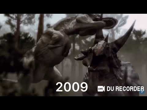 Evolution of T-Rex getting consequences after fighting a Triceratops