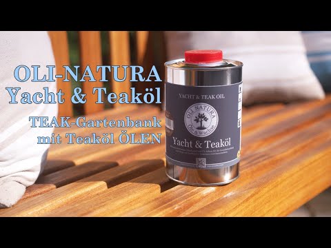 Teak-Gartenmöbel mit Teaköl ölen