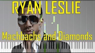 Ryan Leslie Machbachs and Diamonds Piano Tutorial