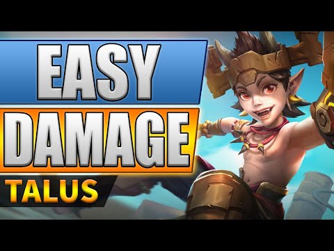 EASY DAMAGE WITH TALUS! (117K DAMAGE) | Paladins