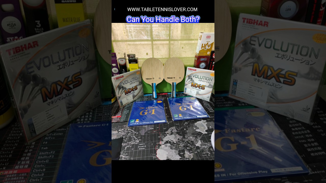 2 Pro Combos: Tibhar Carbon Burst + MXS + Nittaku 1st Track G1 –