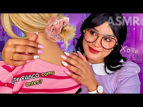ASMR 🎀 Tu niñera de la infancia TE RASCA la ESPALDA como antes 💅 I Ges ASMR