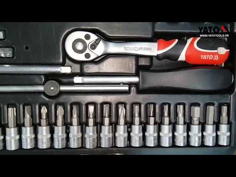 Įrankių rinkinys Yato YT-14471 - 38 elementai video